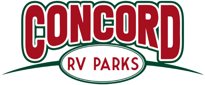 concord rv parks logo 2 - white stroke - without tagline